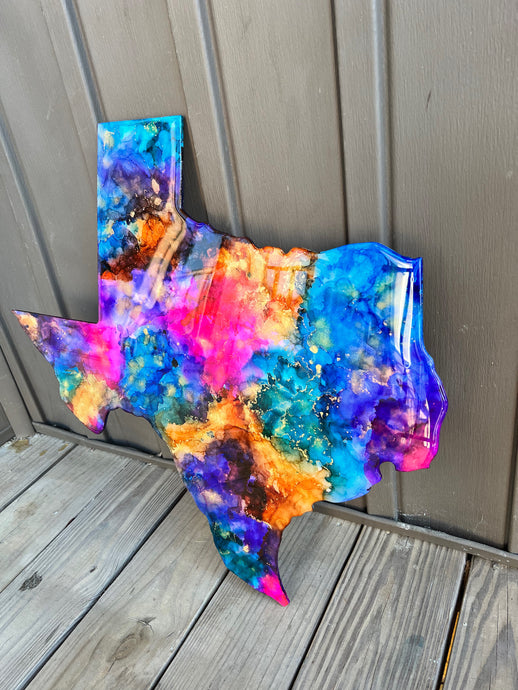 “Texas”-RESIN ART