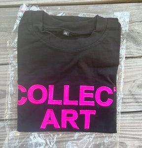 Black w/ Pink "Collect Art" Tee