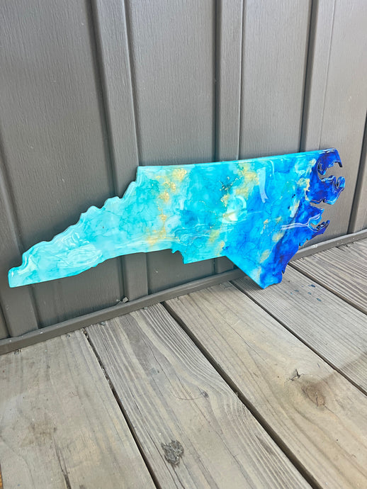 “North Carolina”-RESIN ART