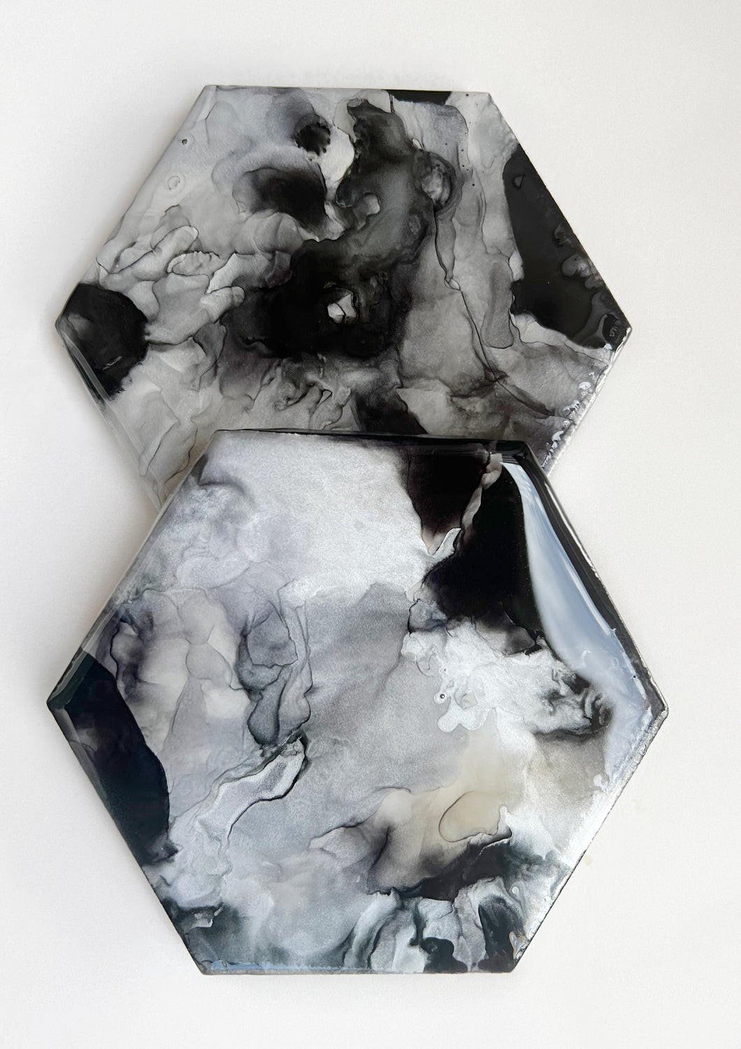 Set of Four (4) Ceramic Coasters